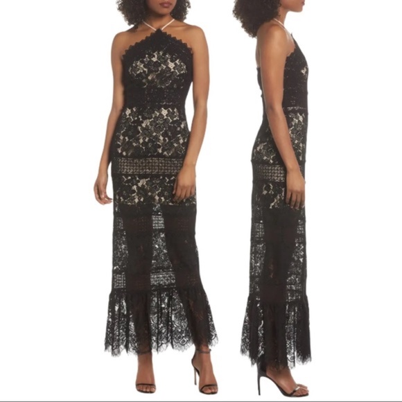 Foxiedox Tabitha Lace Maxi Dress - Picture 1 of 5